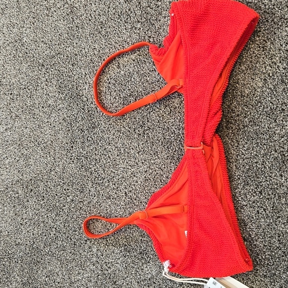 NWT Good American Women Always Fits Swim Bikini Bright Poppy Bra Sz 5/2XL - Picture 8 of 11